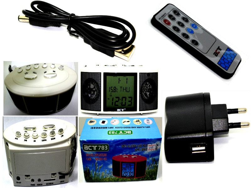 MP3 ALARM AND RADIO CLOCK