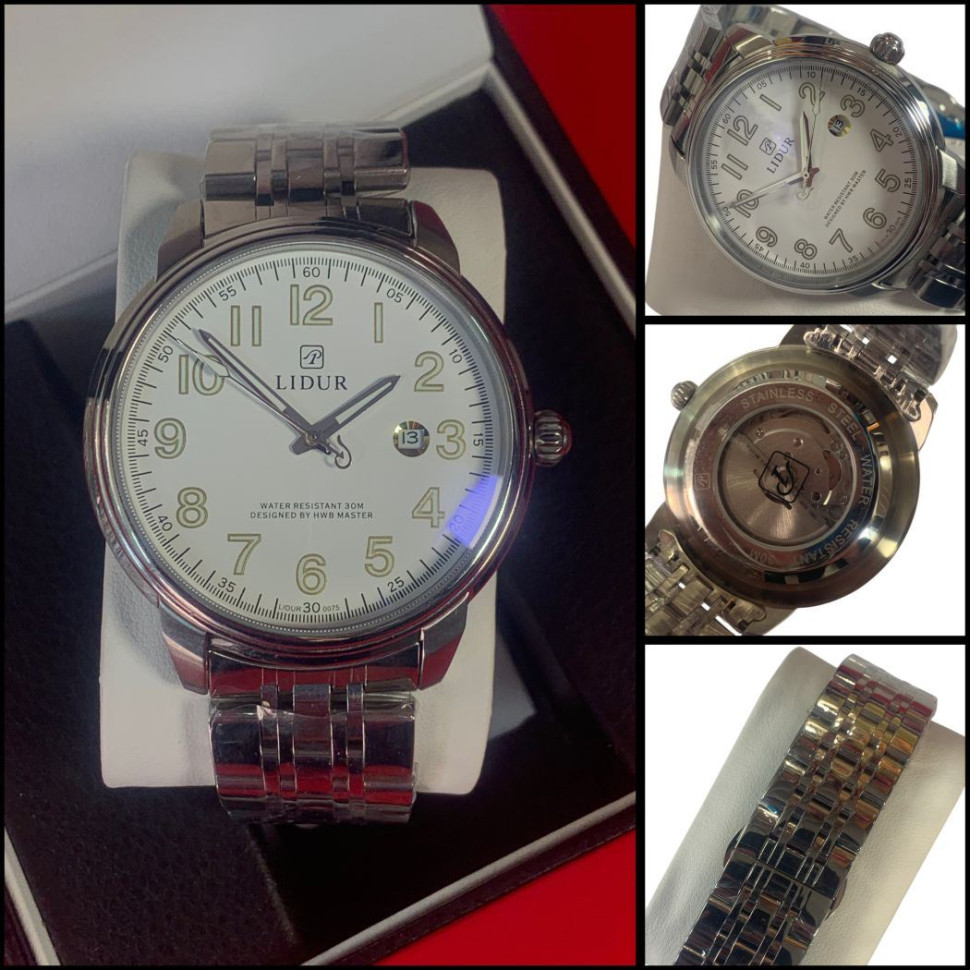 LIDUR (16500w) Чоловічий механічний годинник від бренду PARKER 3388-46.